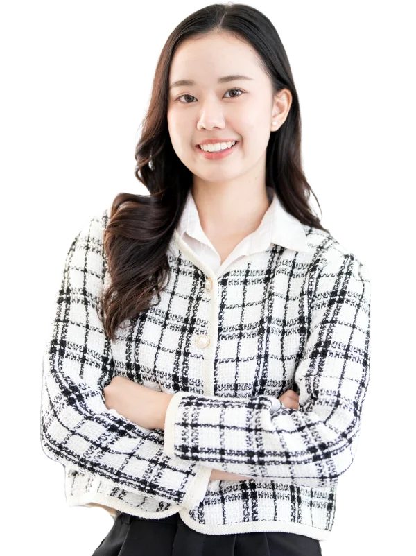 Woman smiling at camera