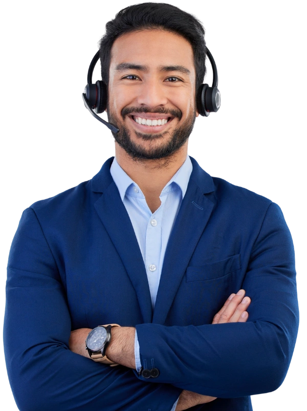 Man smiling at camera