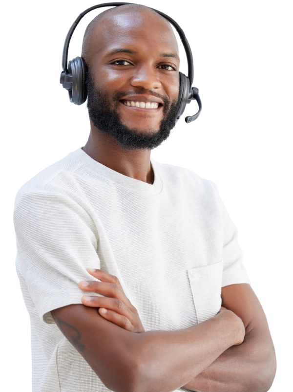 Man smiling at camera