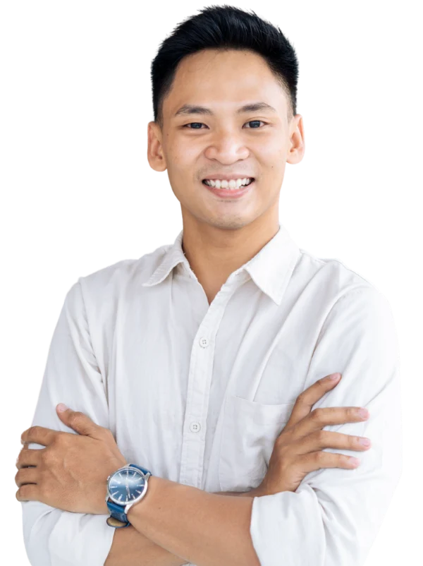 Man smiling at camera