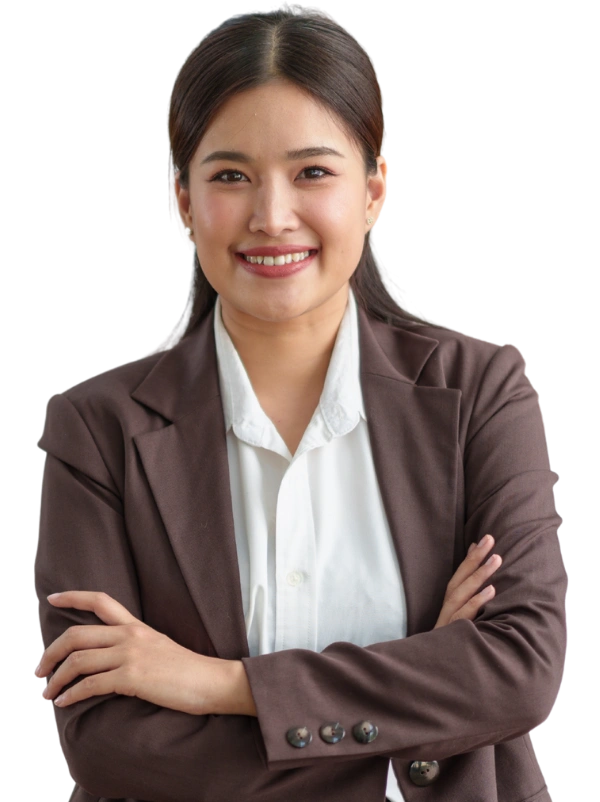 Woman smiling at camera