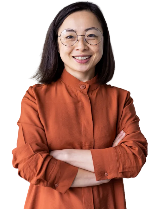 Woman smiling at camera